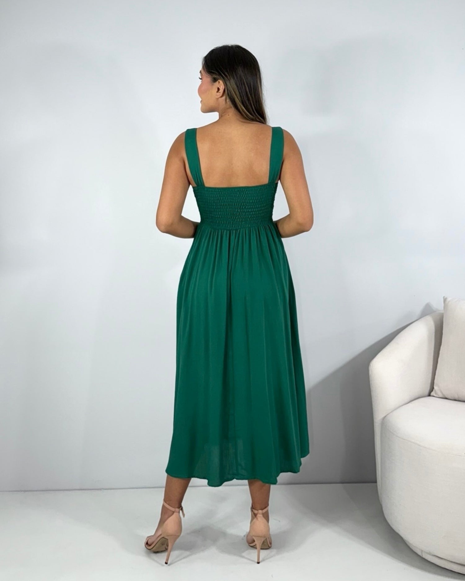 Vestido Estrela - Verde Amazônia