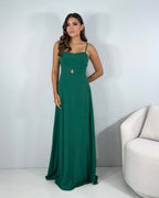 Vestido Luna - Verde Amazônia