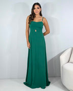 Vestido Luna - Verde Amazônia