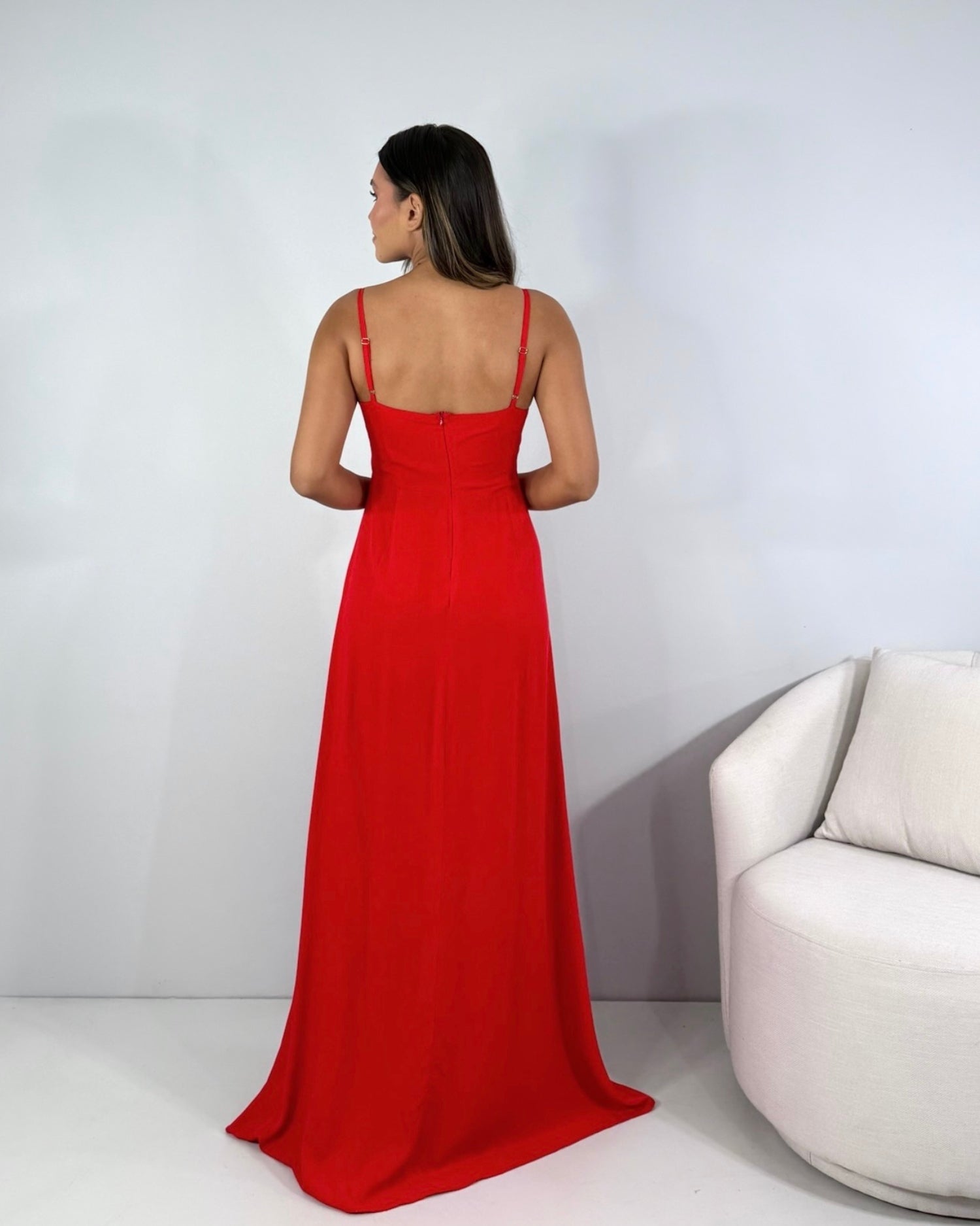 Vestido Luna - Vermelho