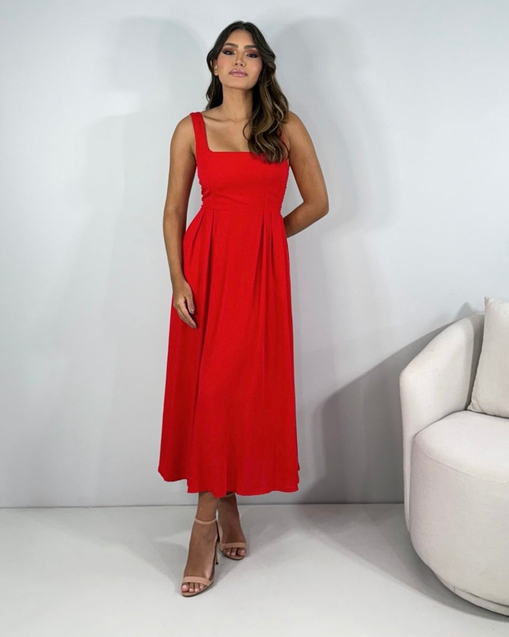Vestido Estrela - Vermelho