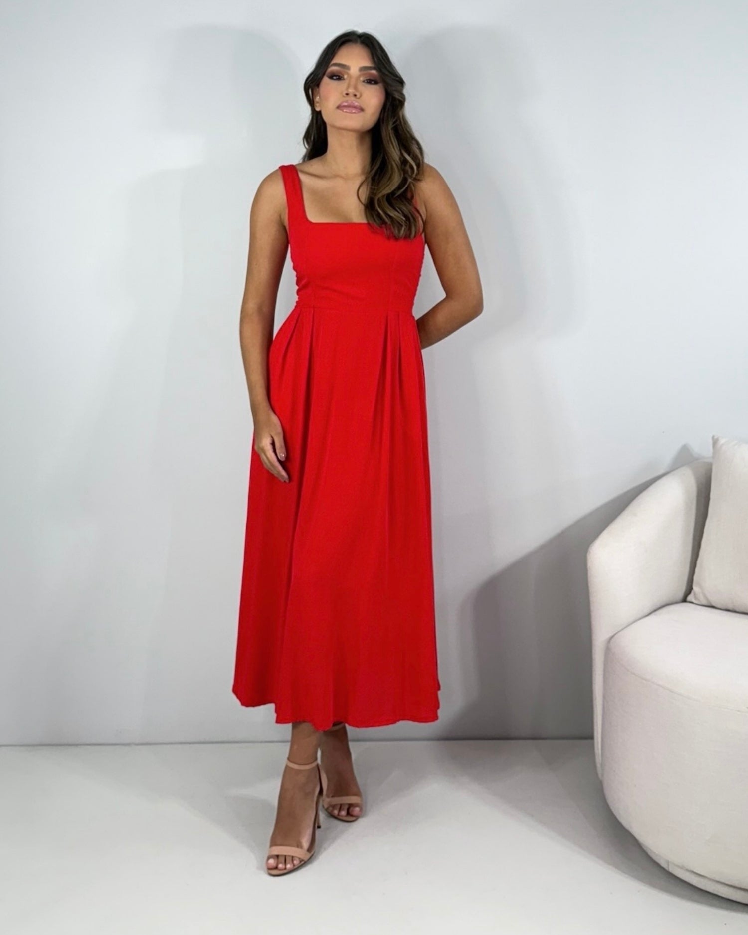 Vestido Estrela - Vermelho