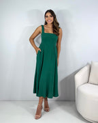 Vestido Estrela - Verde Amazônia