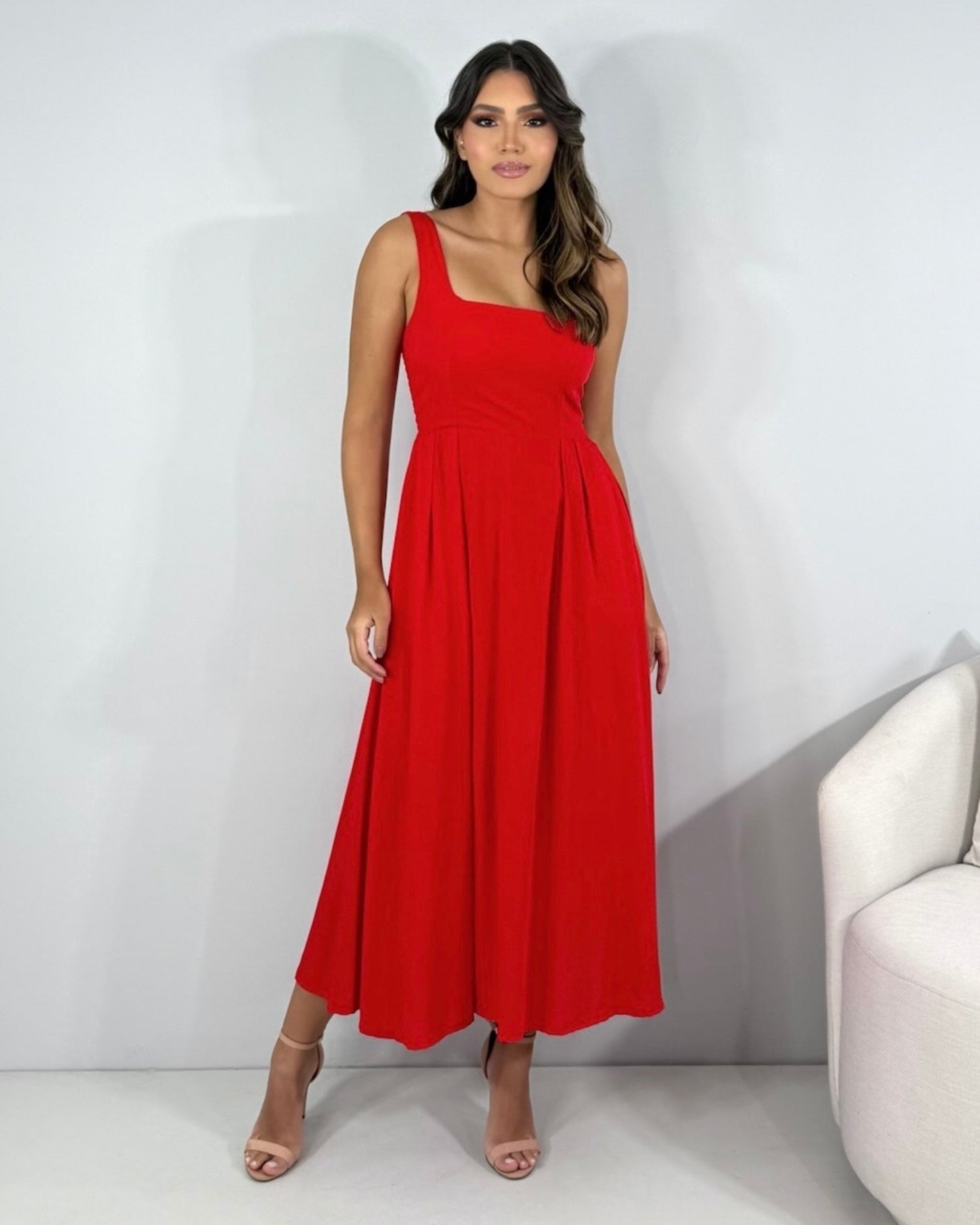 Vestido Estrela - Vermelho