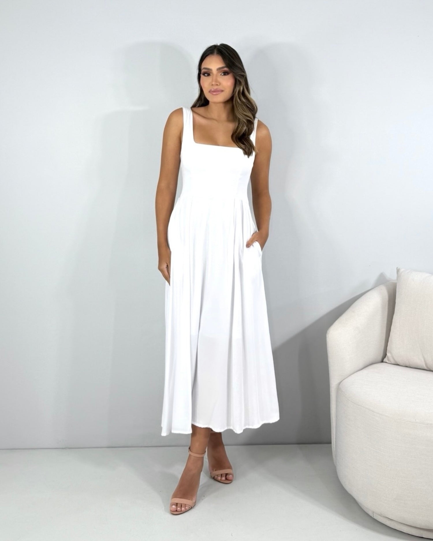 Vestido Estrela - Branco
