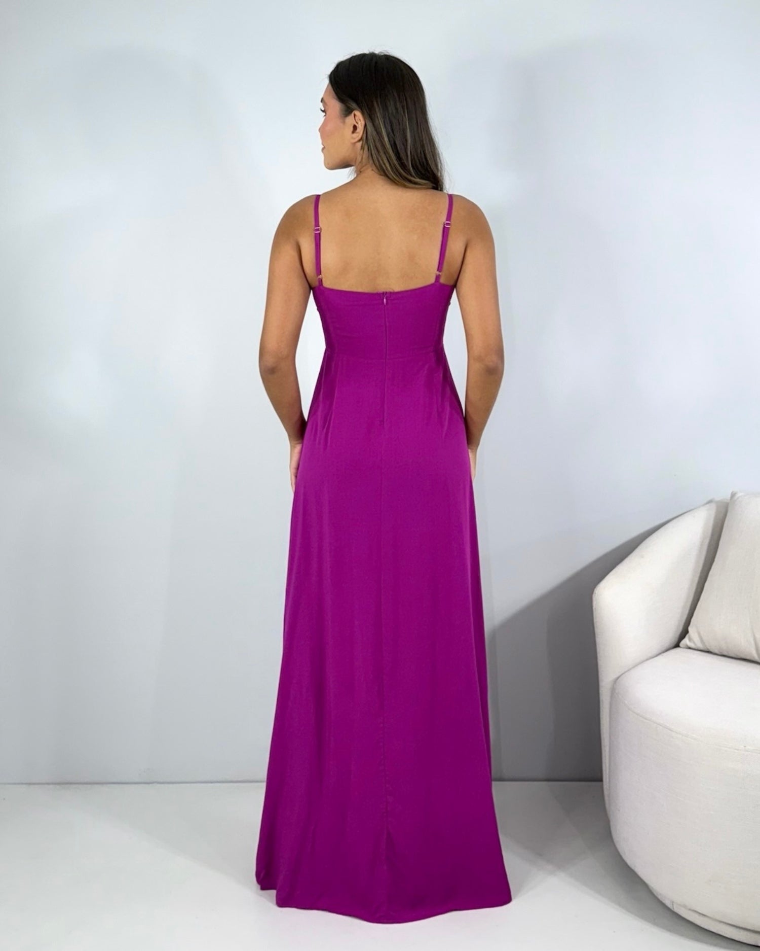 Vestido Luna - Fúcsia