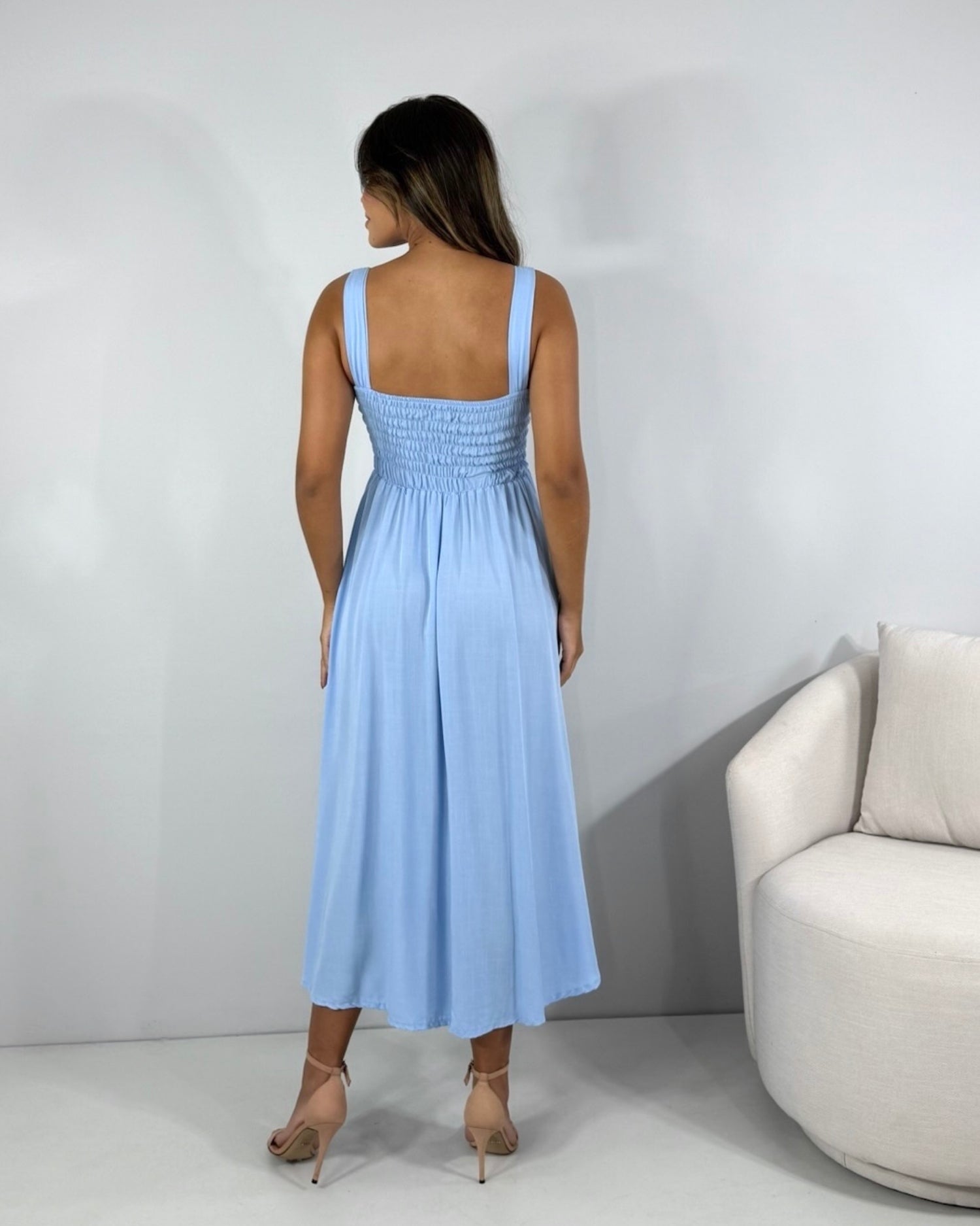 Vestido Estrela - Azul Serenity