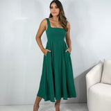 Vestido Estrela - Verde Amazônia