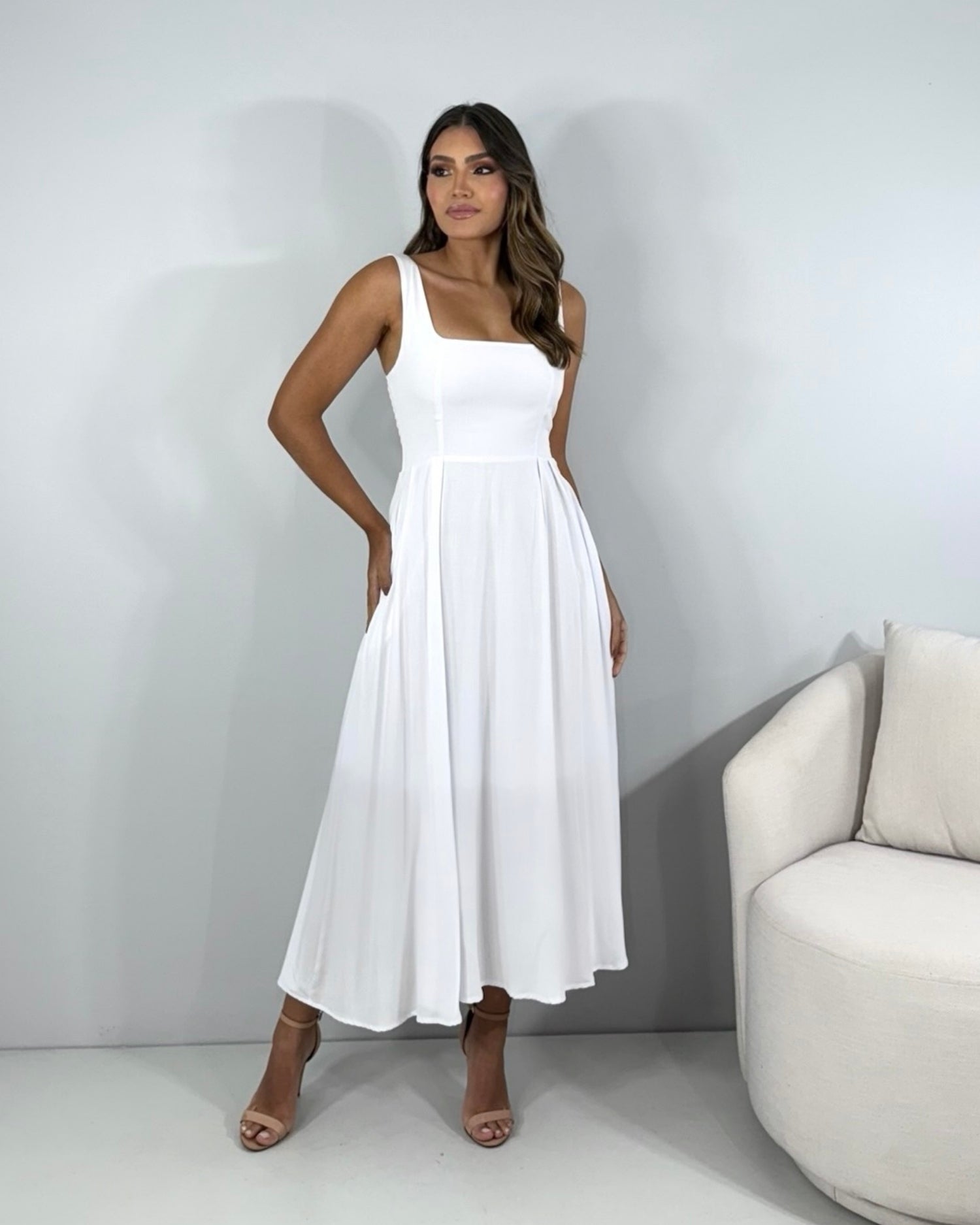 Vestido Estrela - Branco