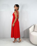 Vestido Estrela - Vermelho