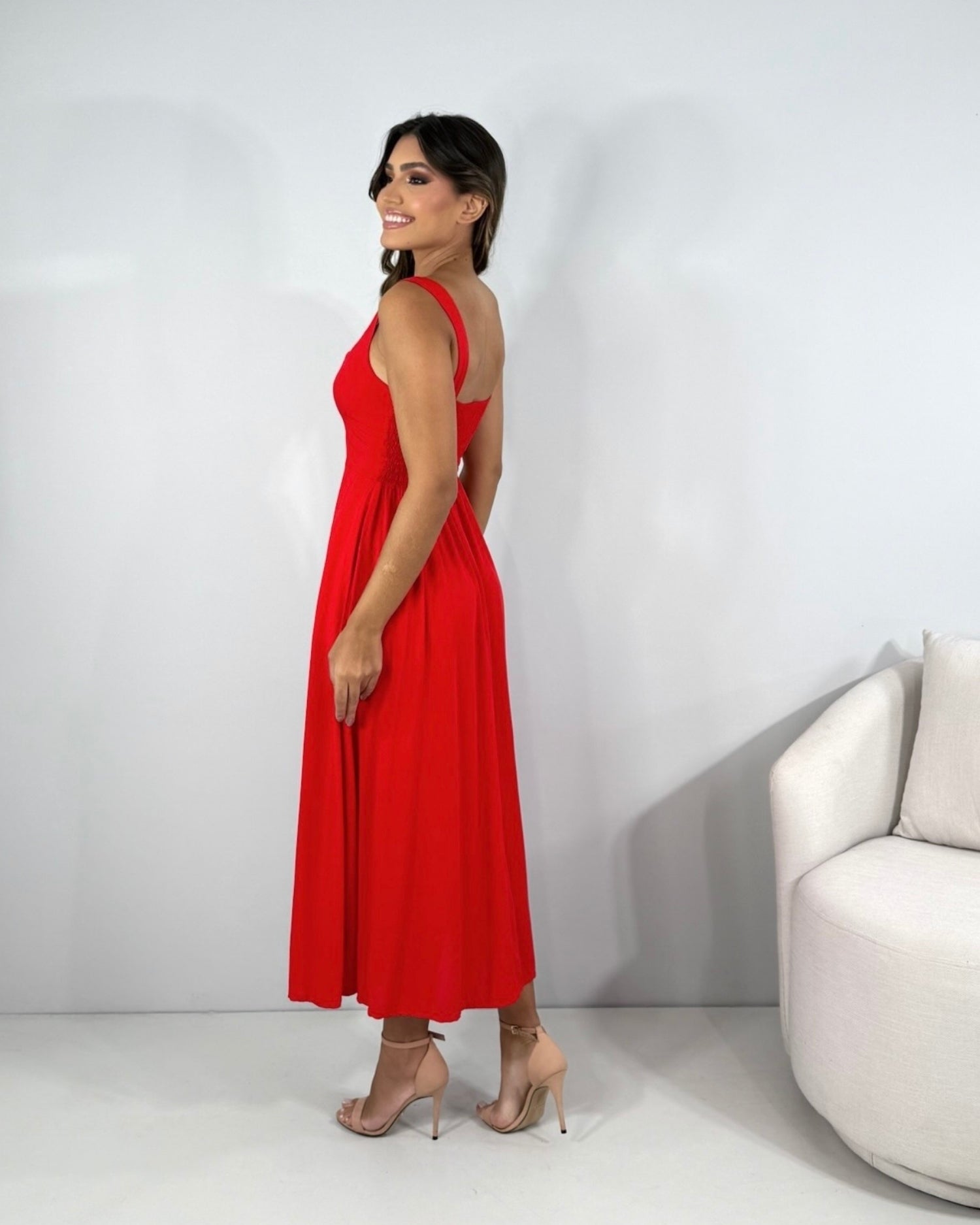 Vestido Estrela - Vermelho