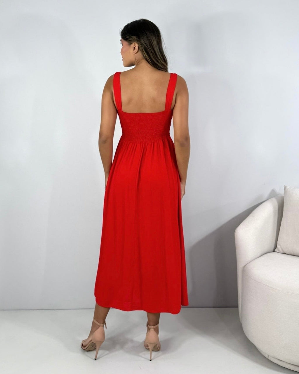 Vestido Estrela - Vermelho