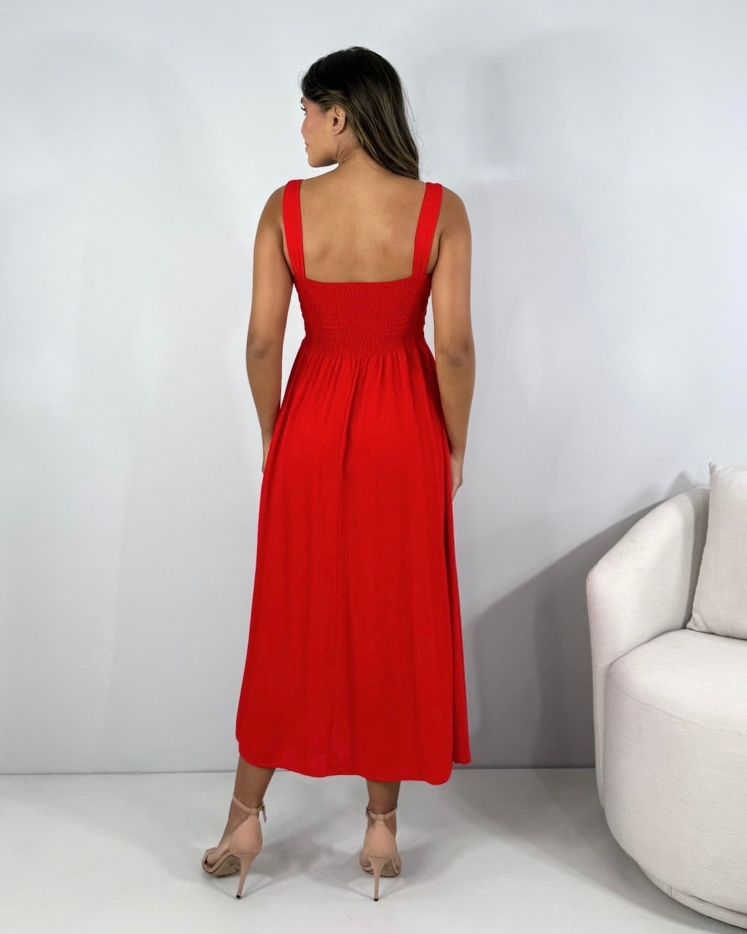 Vestido Estrela - Vermelho