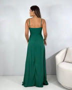 Vestido Luna - Verde Amazônia