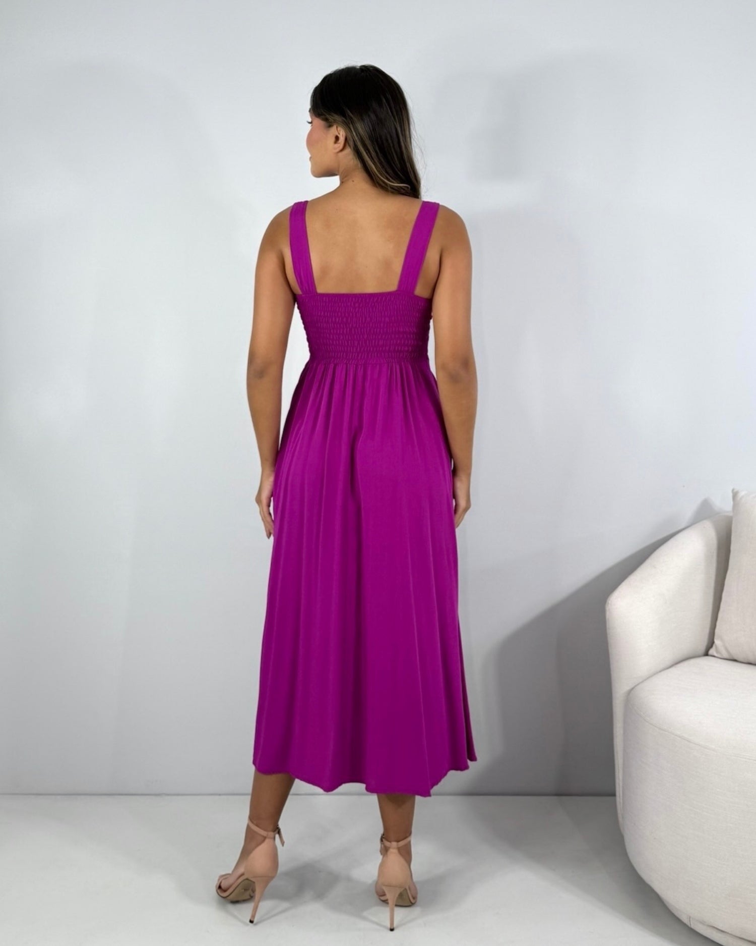 Vestido Estrela - Fúcsia