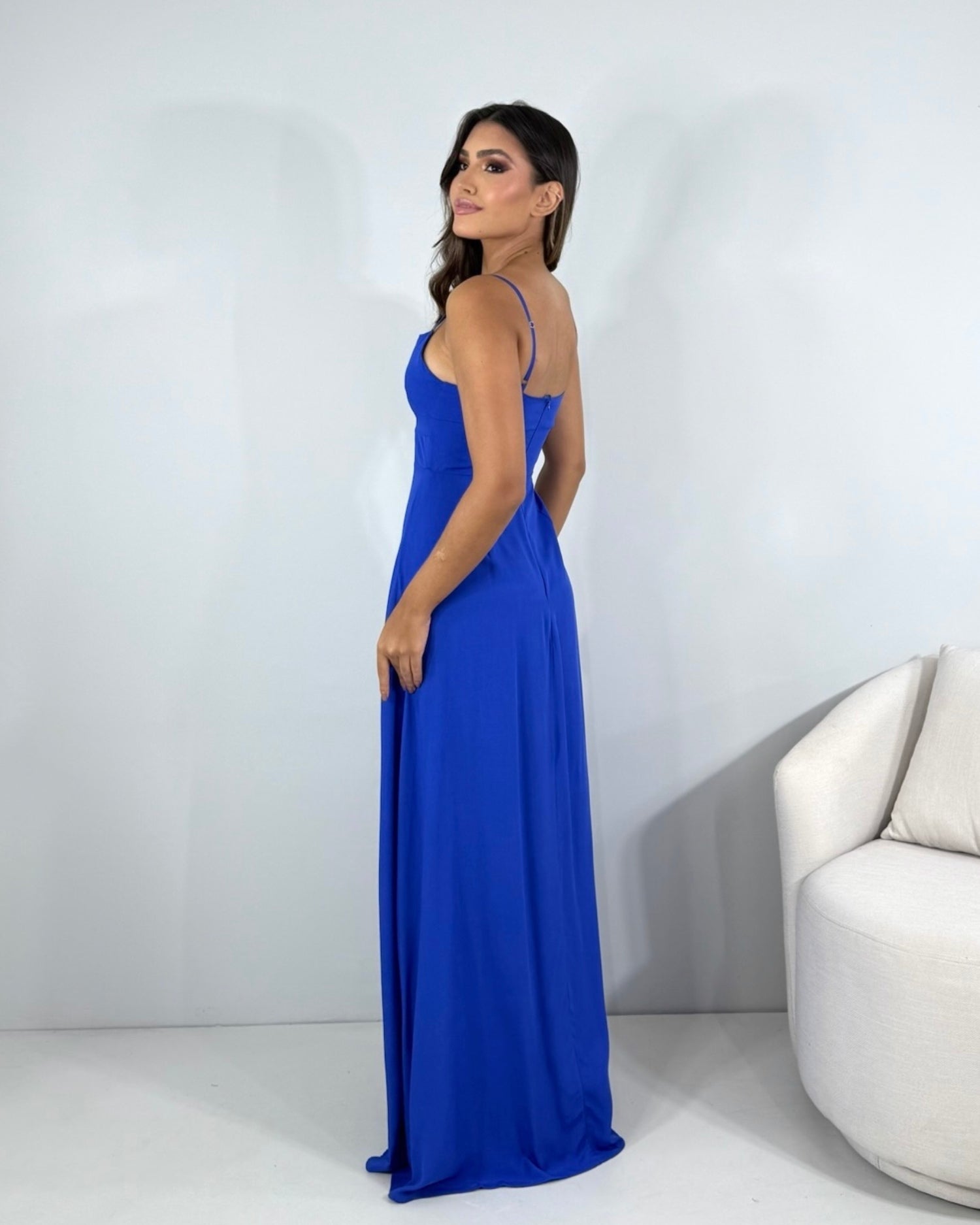 Vestido Luna - Azul Royal