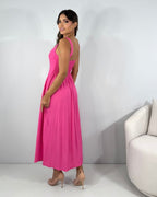 Vestido Estrela - Rosa Chiclete