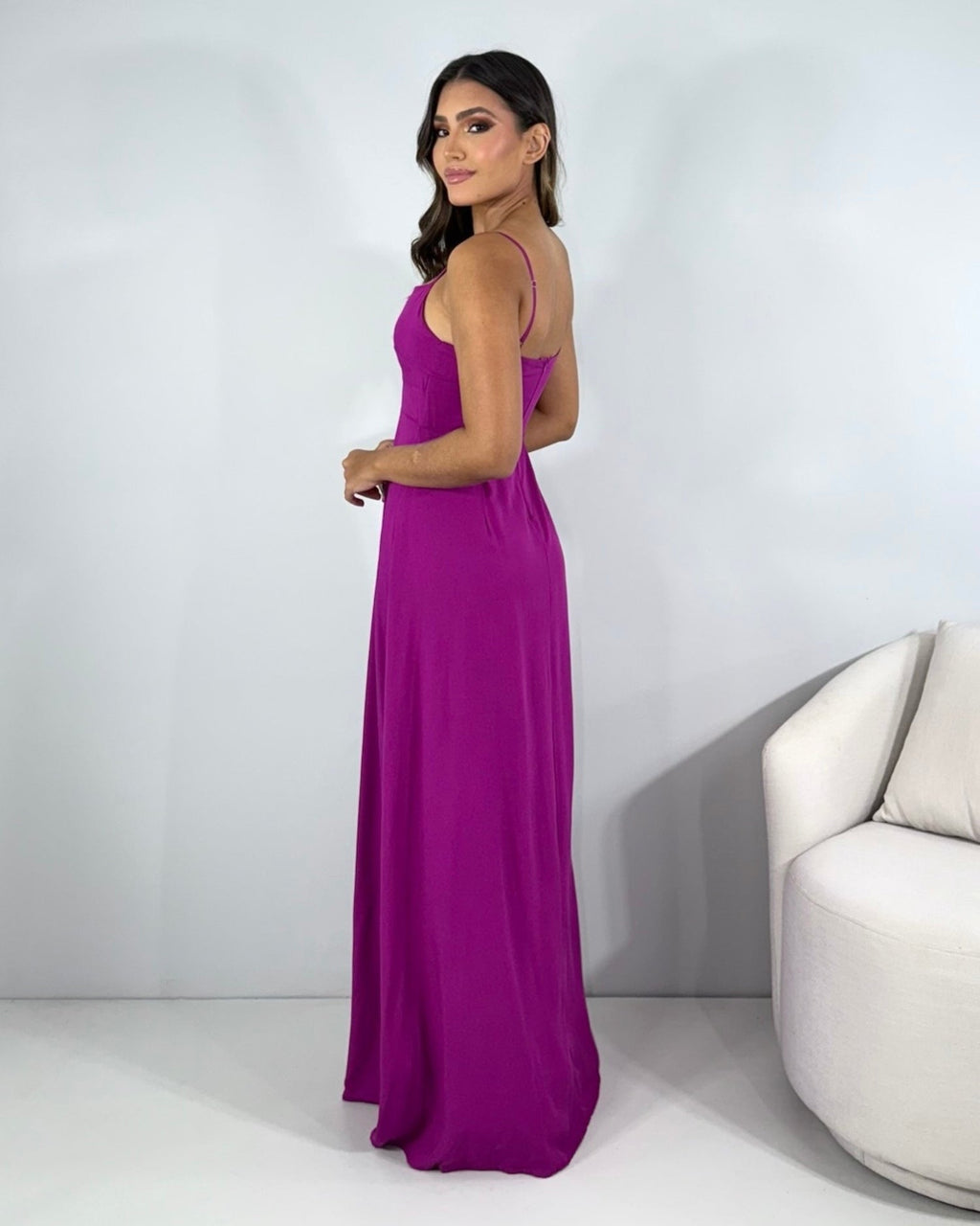 Vestido Luna - Fúcsia