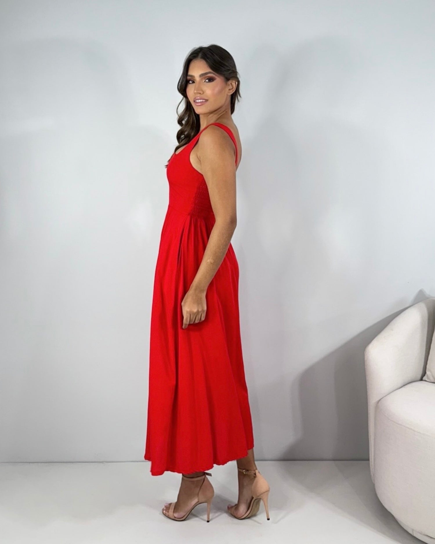 Vestido Estrela - Vermelho