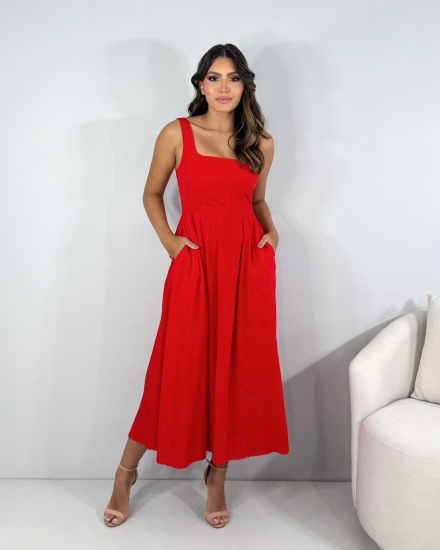 Vestido Estrela - Vermelho
