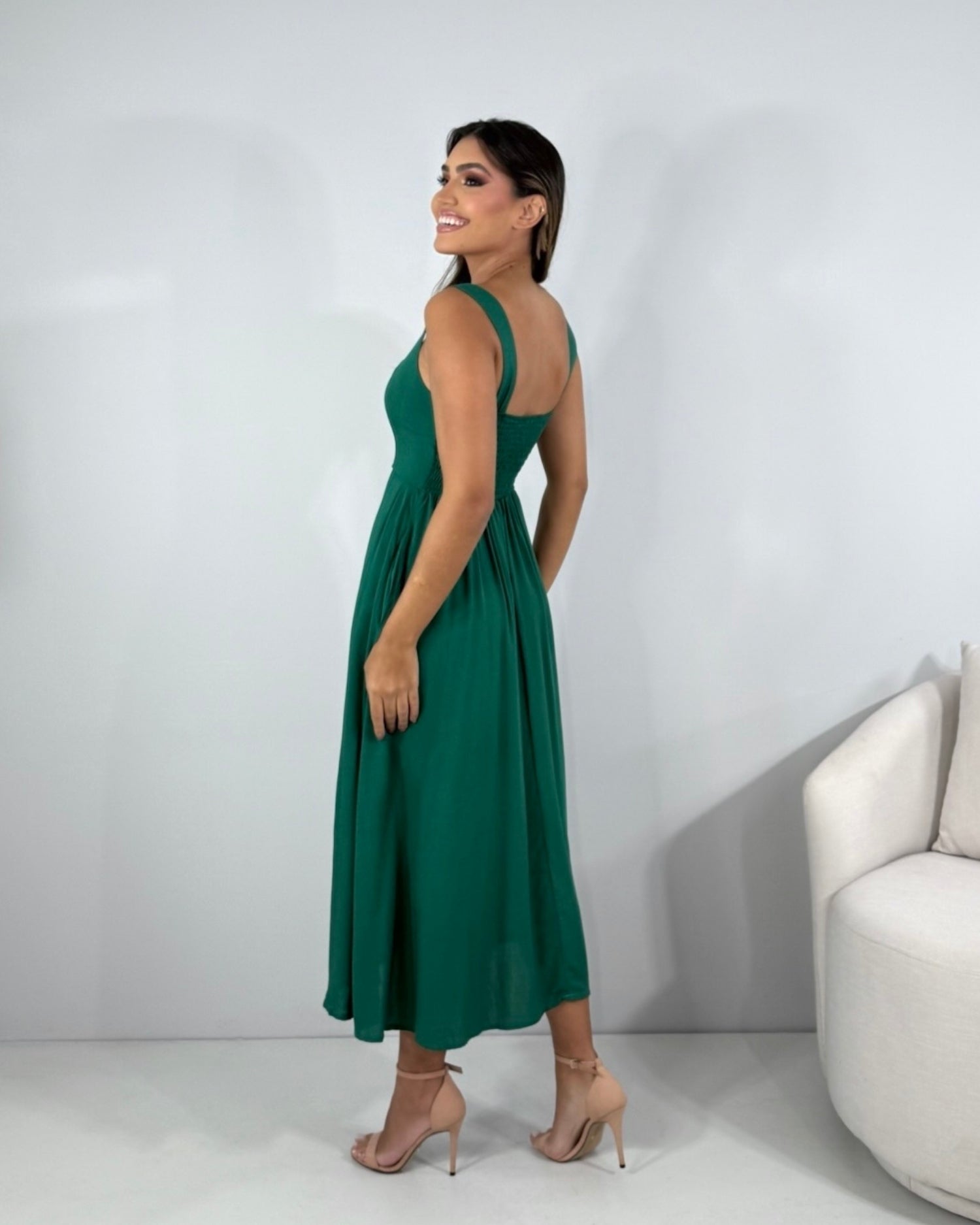 Vestido Estrela - Verde Amazônia