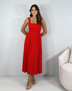 Vestido Estrela - Vermelho