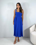 Vestido Estrela - Azul Royal