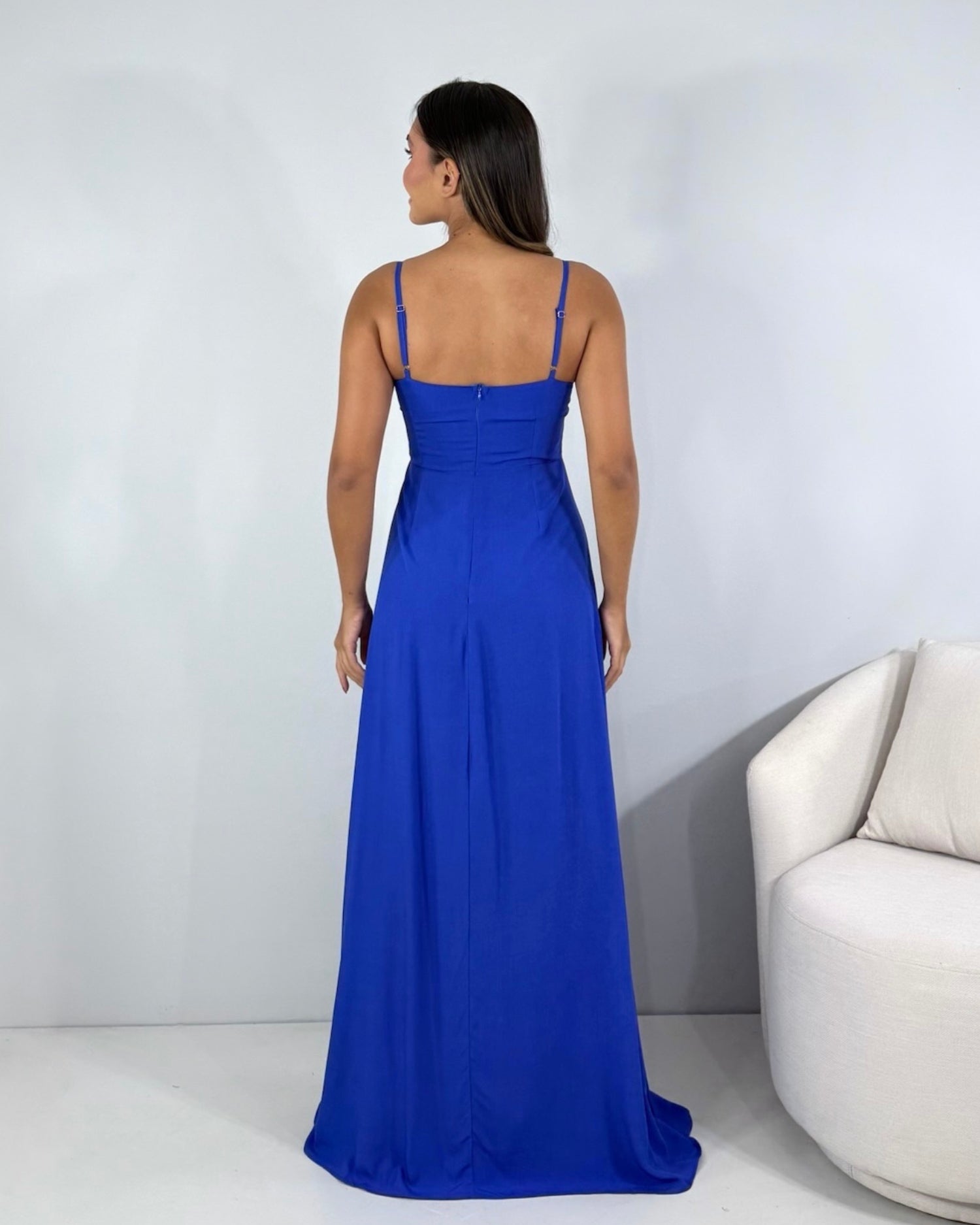 Vestido Luna - Azul Royal