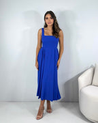 Vestido Estrela - Azul Royal