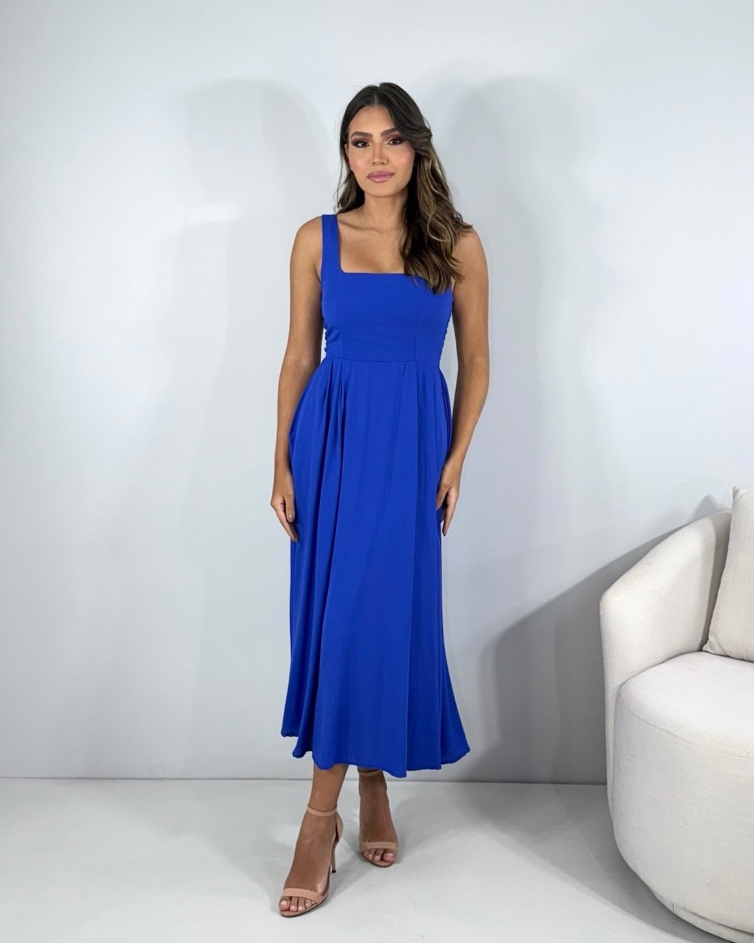 Vestido Estrela - Azul Royal