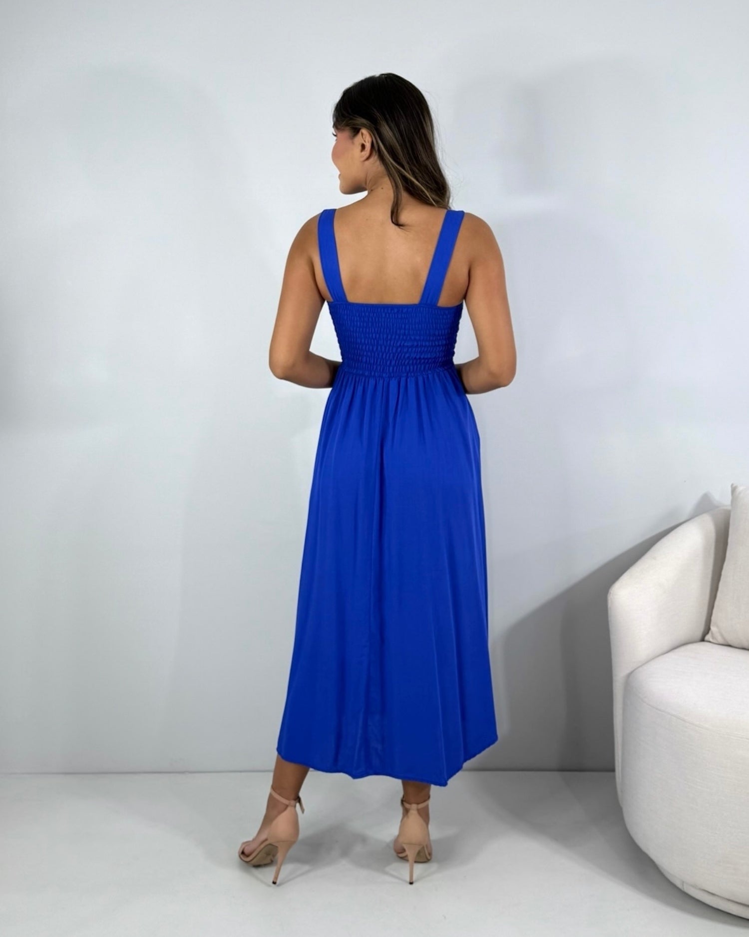 Vestido Estrela - Azul Royal