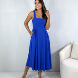 Vestido Estrela - Azul Royal