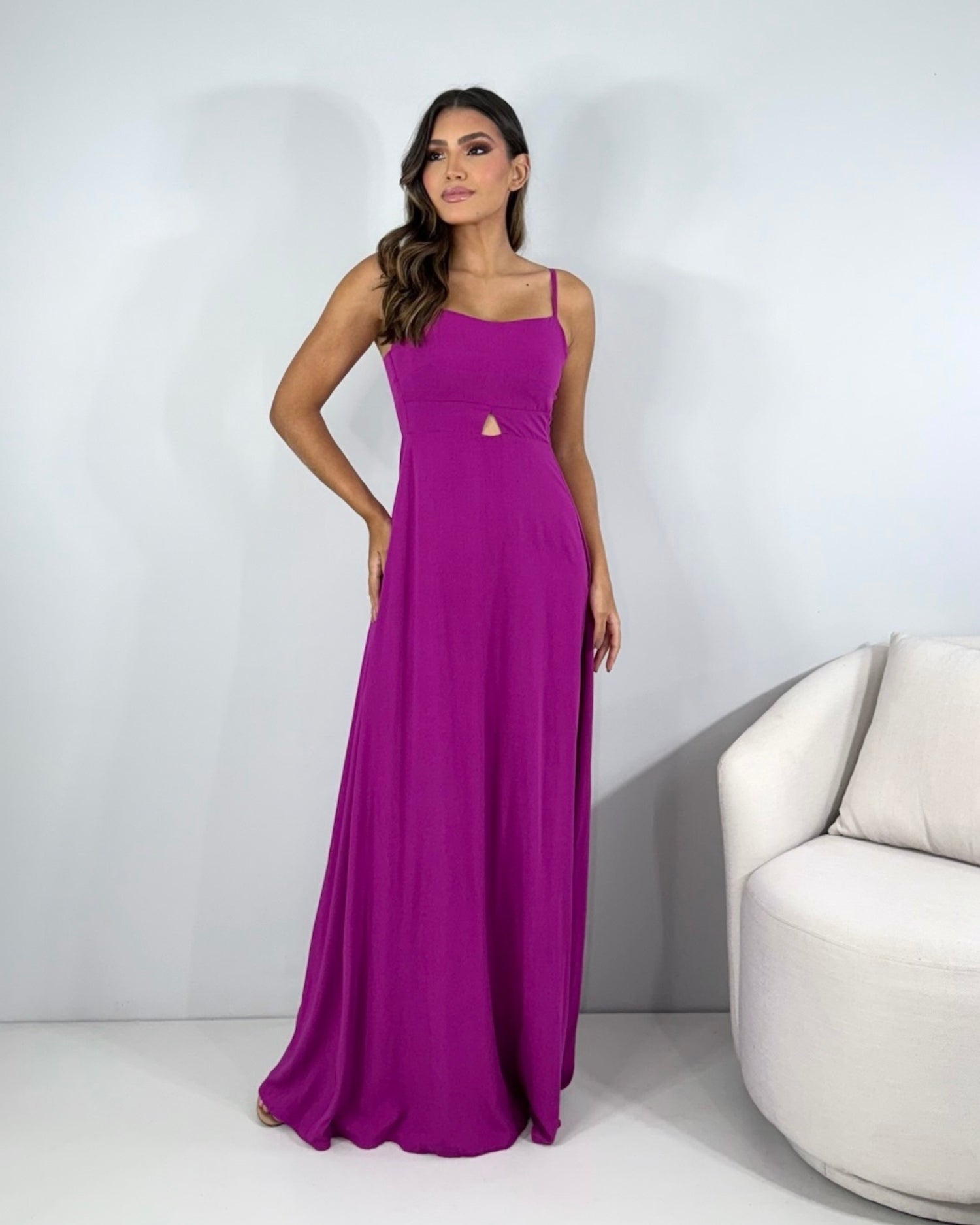 Vestido Luna - Fúcsia