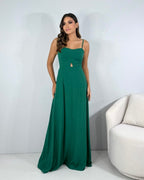Vestido Luna - Verde Amazônia