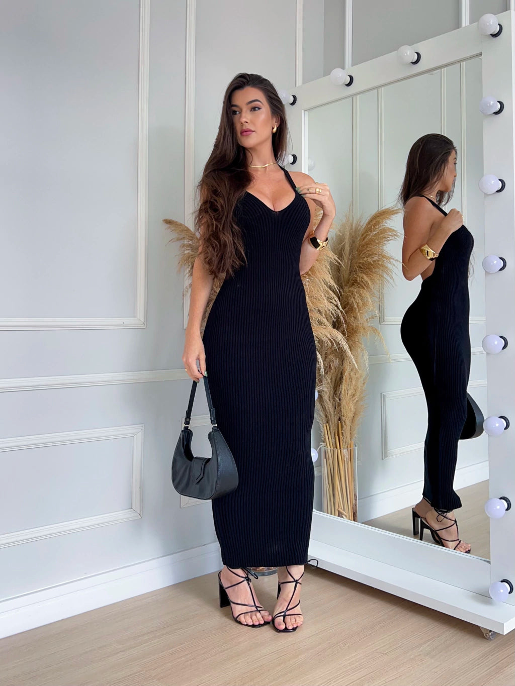 Vestido Tricot Grego