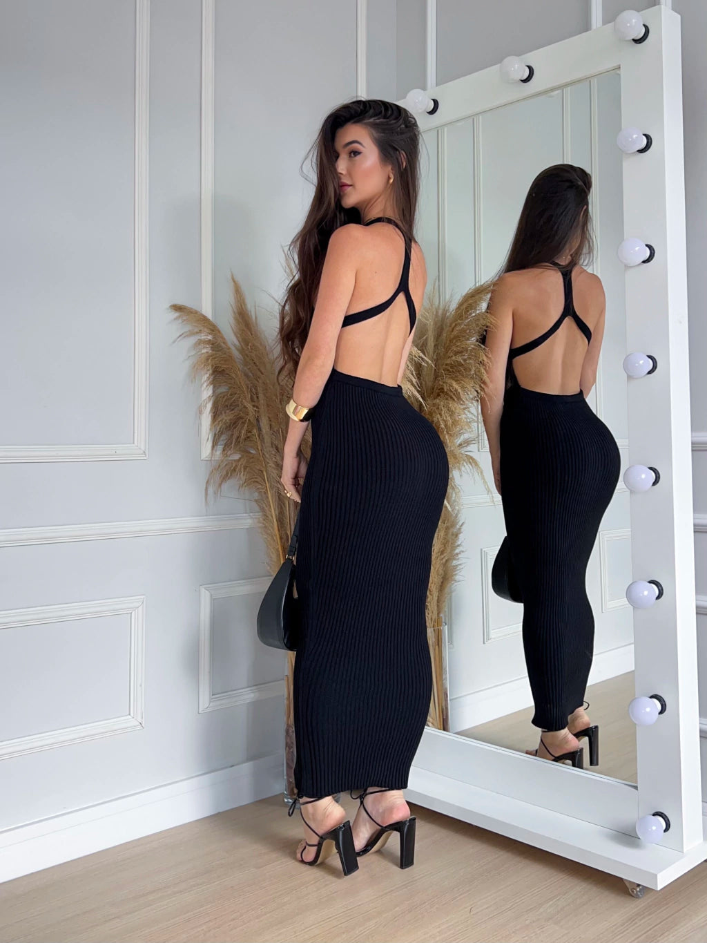 Vestido Tricot Grego