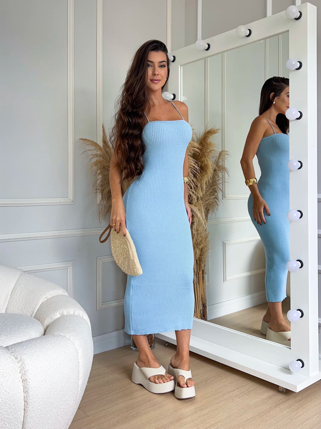 Vestido Tricot Sereia
