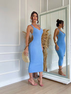 Vestido Tricot Grego