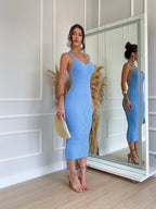 Vestido Tricot Grego