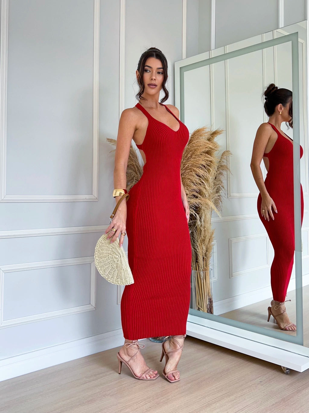 Vestido Tricot Grego
