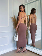 Vestido Tricot Grego