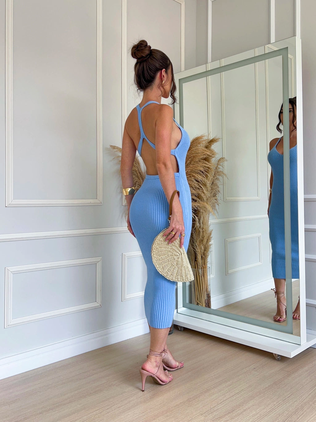 Vestido Tricot Grego