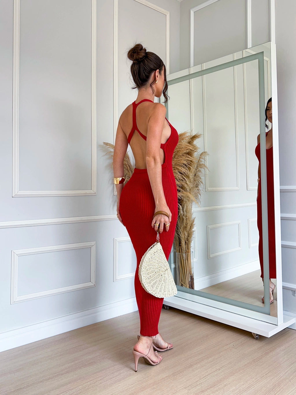 Vestido Tricot Grego