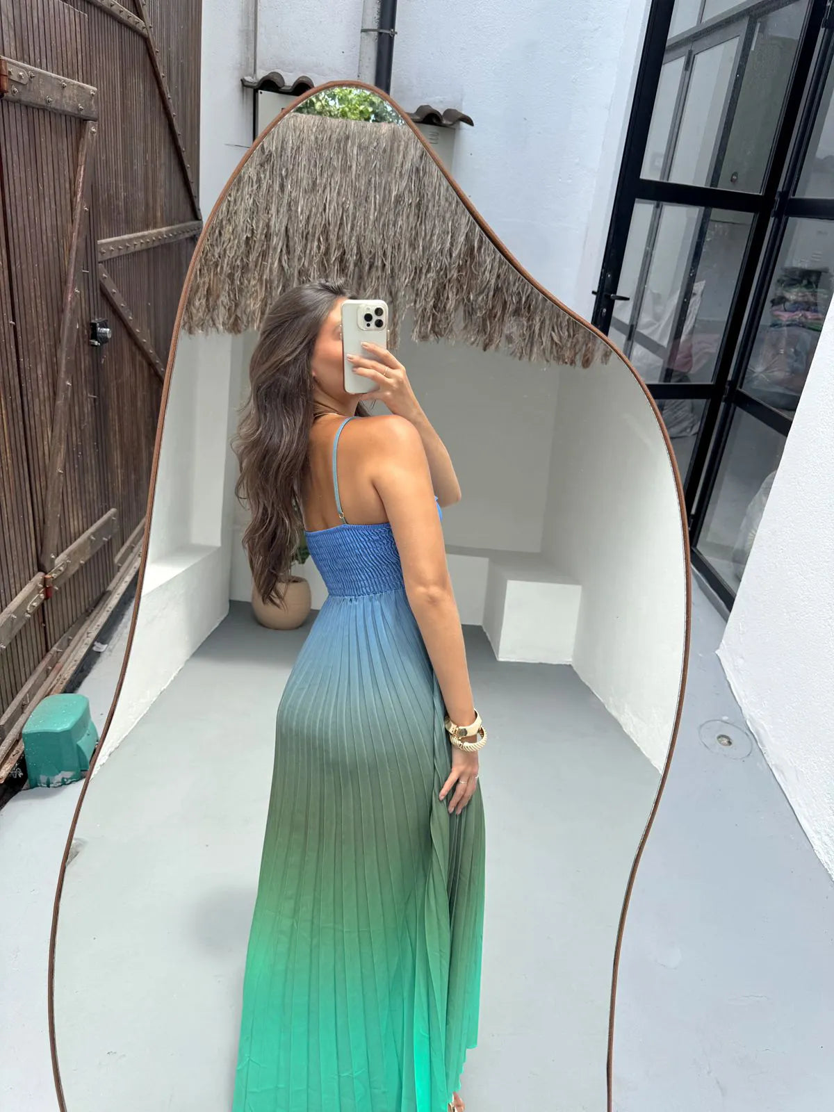 Vestido Plissado Boreal
