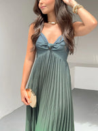 Vestido Plissado Boreal