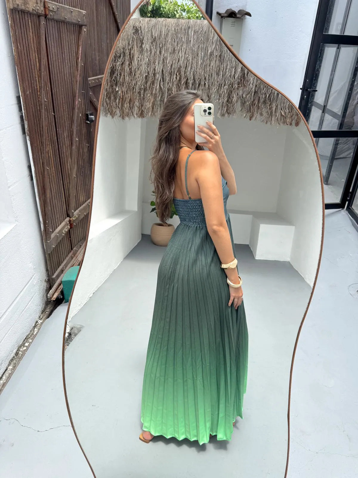 Vestido Plissado Boreal