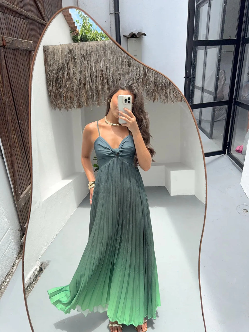Vestido Plissado Boreal